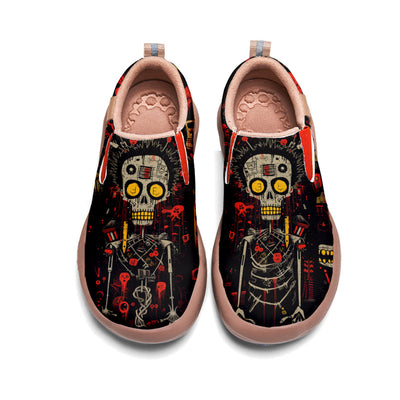 Graffiti Skeleton Slip On