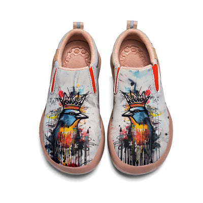 Graffiti Basquiat Bird Slip On