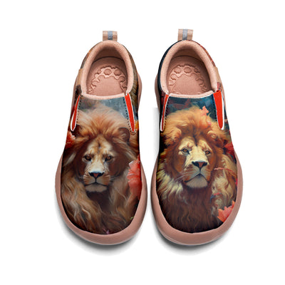 Floral Lion Slip On