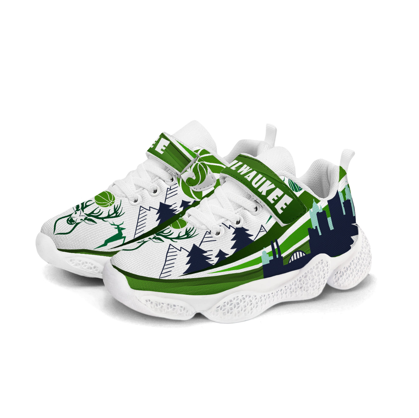 Milwaukee Basketball Kids Running Shoes