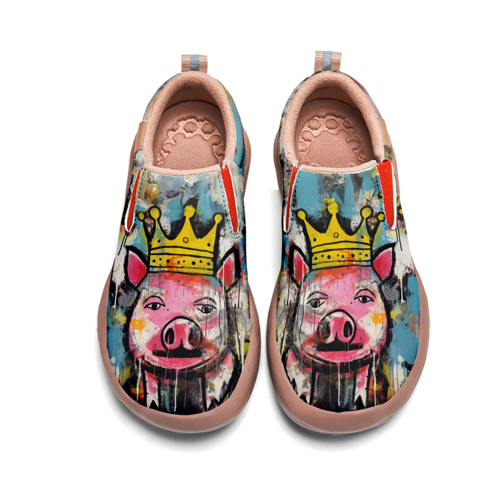 Graffiti Basquiat Pig Slip On