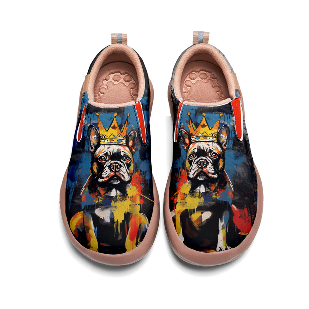 Graffiti Basquiat French Bulldog Slip On