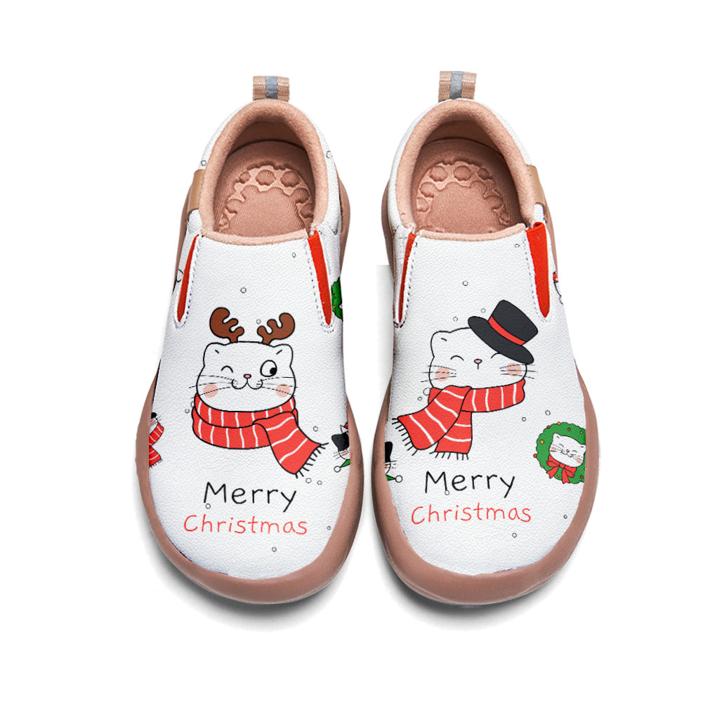 Christmas Kitten Slip On