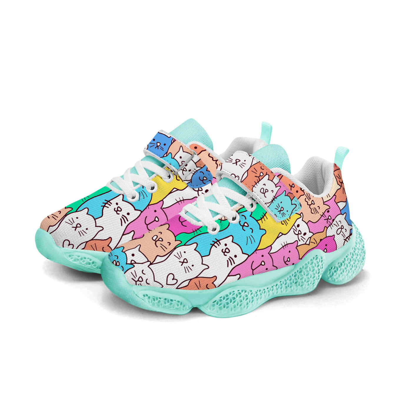 Cat Kids Running Shoes