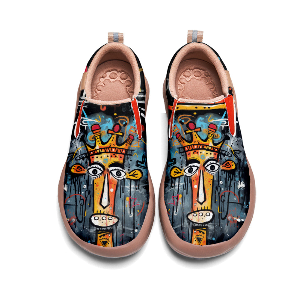 Graffiti Basquiat Giraffe Slip On