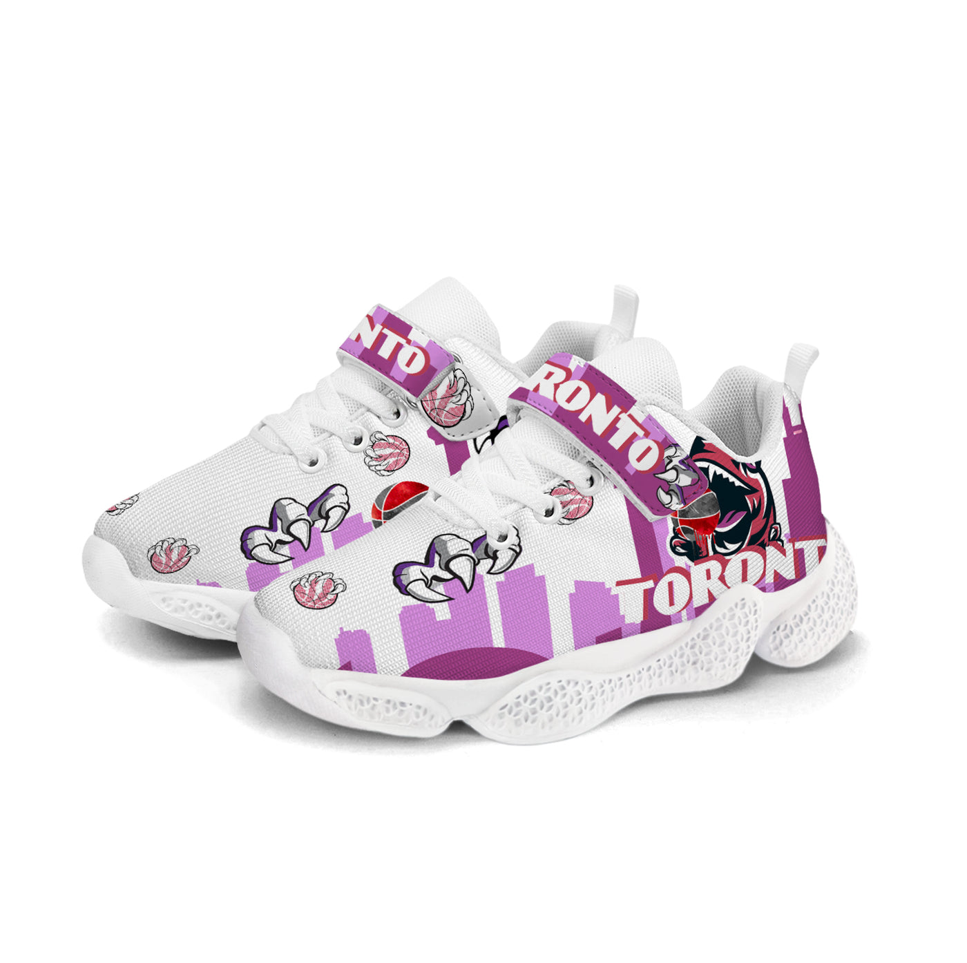 Toronto Basketball Kids Running Shoes