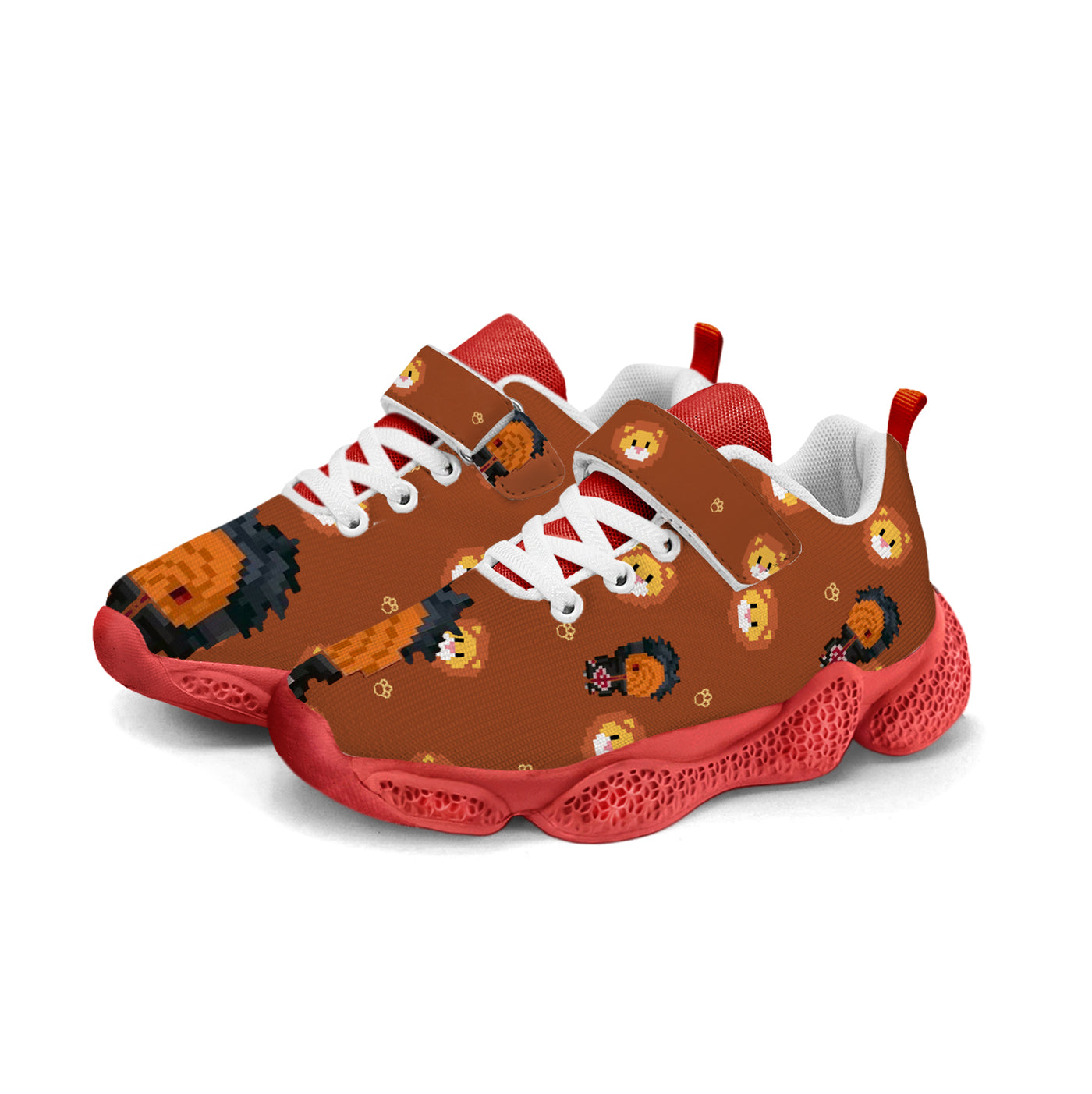 Pixel Obito Uchiha Kids Running Shoes