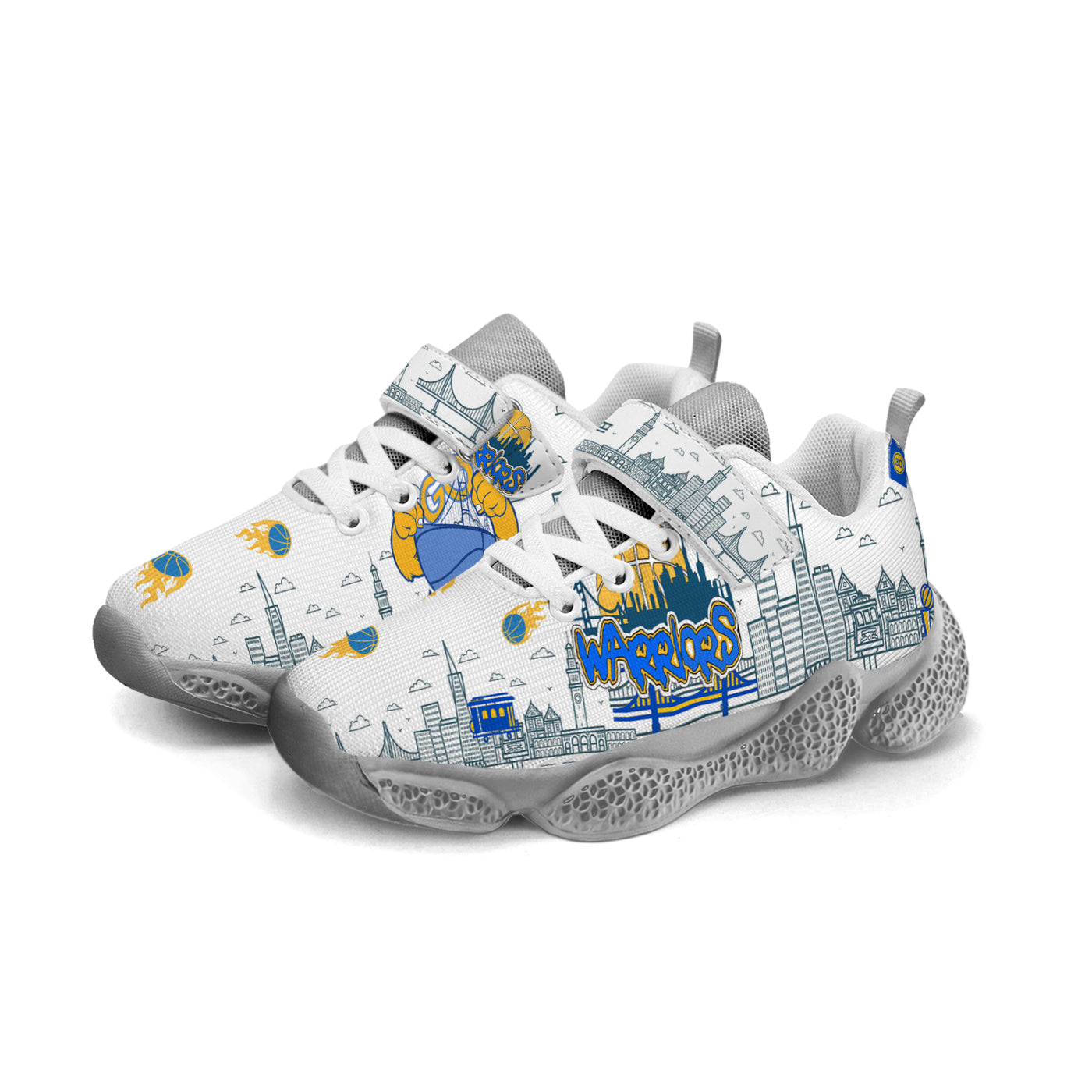 San Francisco Basketball Kids Running Shoes