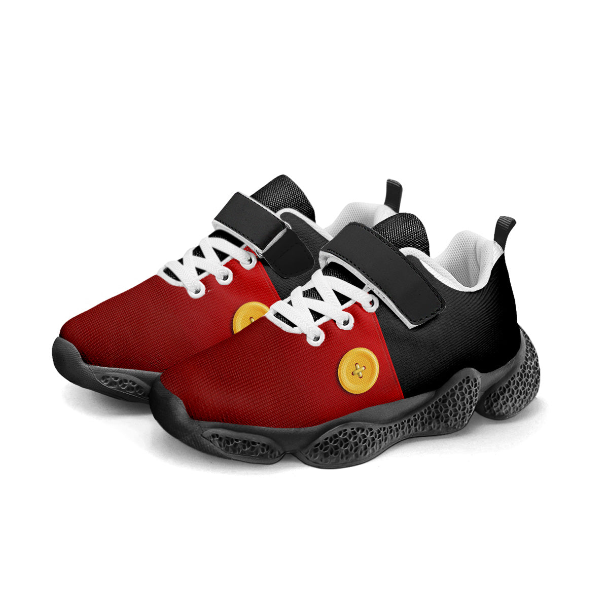 Red Pant Kids Running Shoes