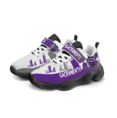 Sacramento Basketball Kids Running Shoes