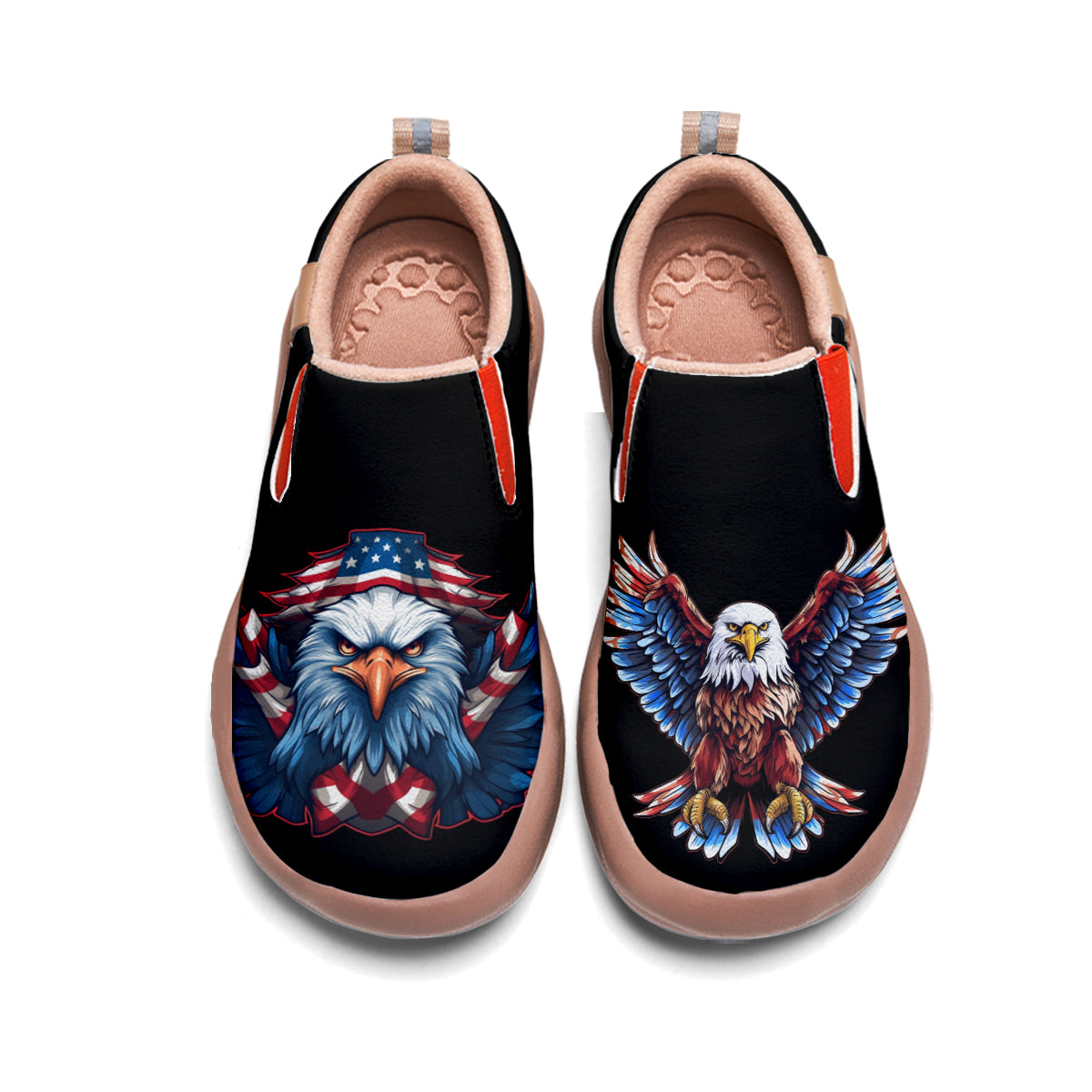 Eagle American Flag Slip On