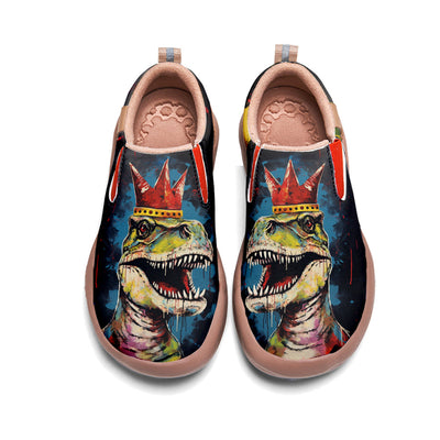 Graffiti Basquiat Dinosaur Slip On