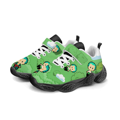 Pixel Roronoa Zoro Kids Running Shoes