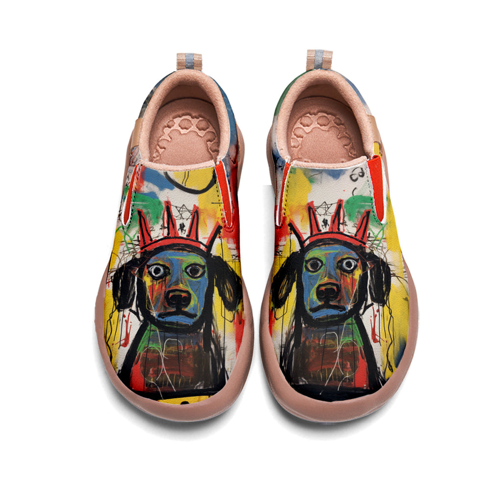 Graffiti Basquiat Labrador Slip On