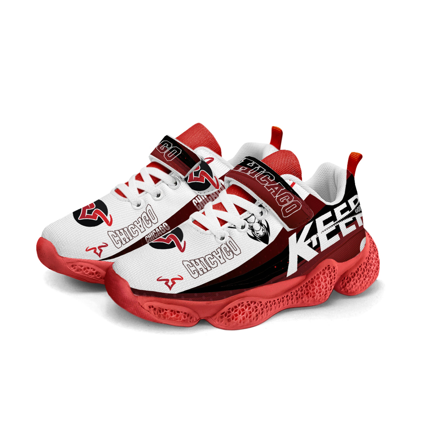 Chicago Basketball Kids Running Shoes