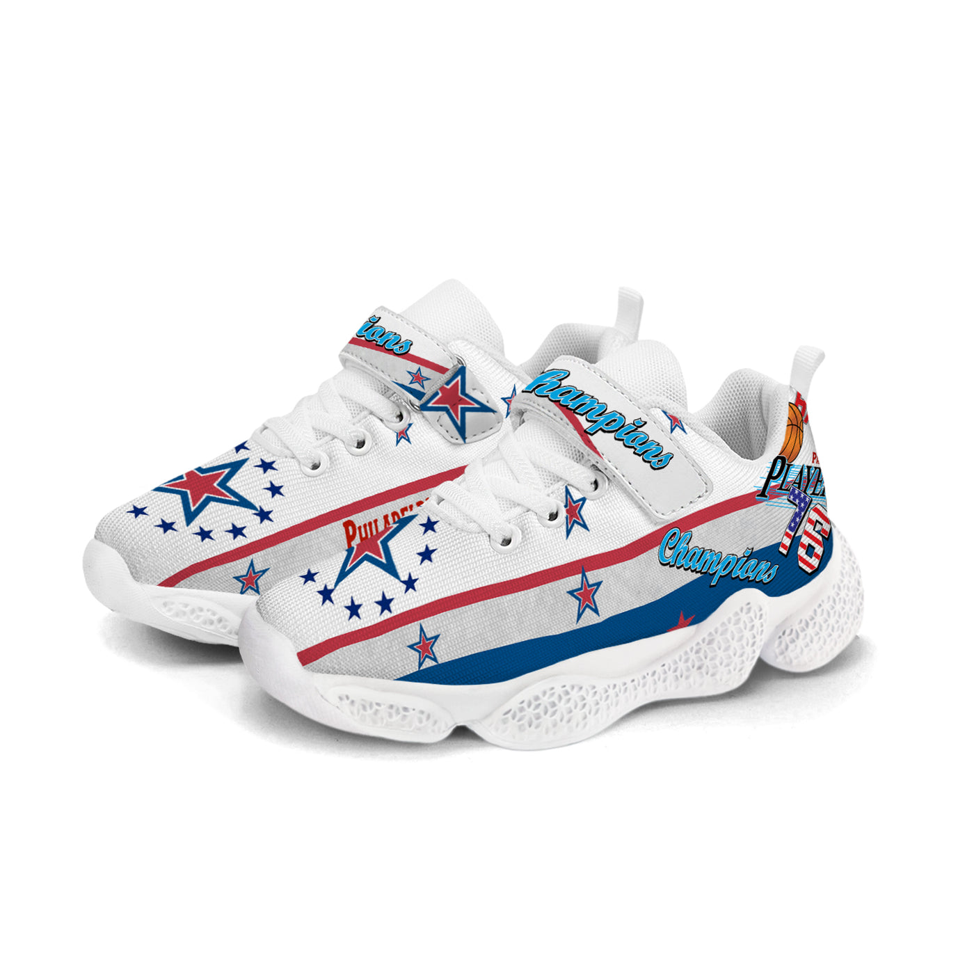 Philadelphia Basketball Kids Running Shoes