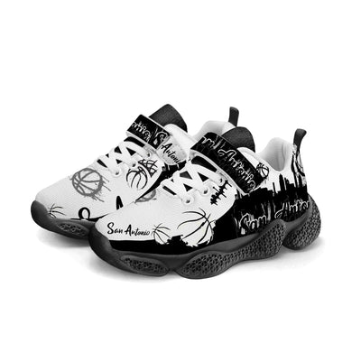 San Antonio Basketball Kids Running Shoes