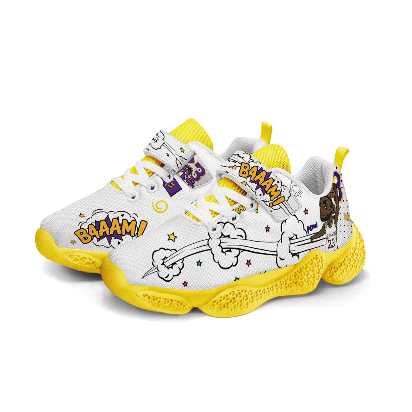 Los Angeles Basketball Kids Running Shoes