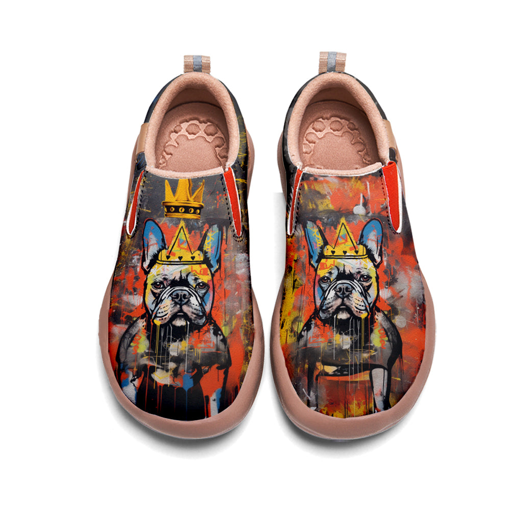 Graffiti Basquiat French Bulldog Slip On