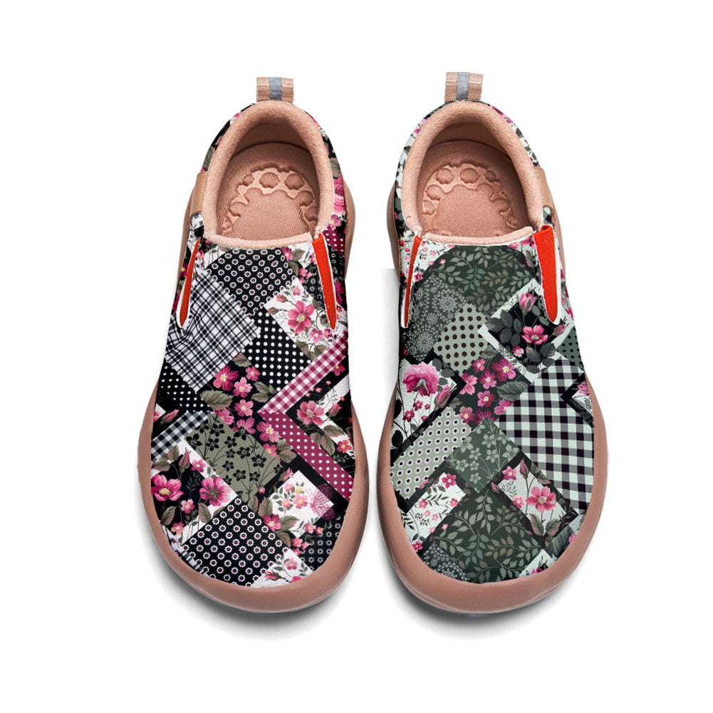 Floral Patchwork Slip On