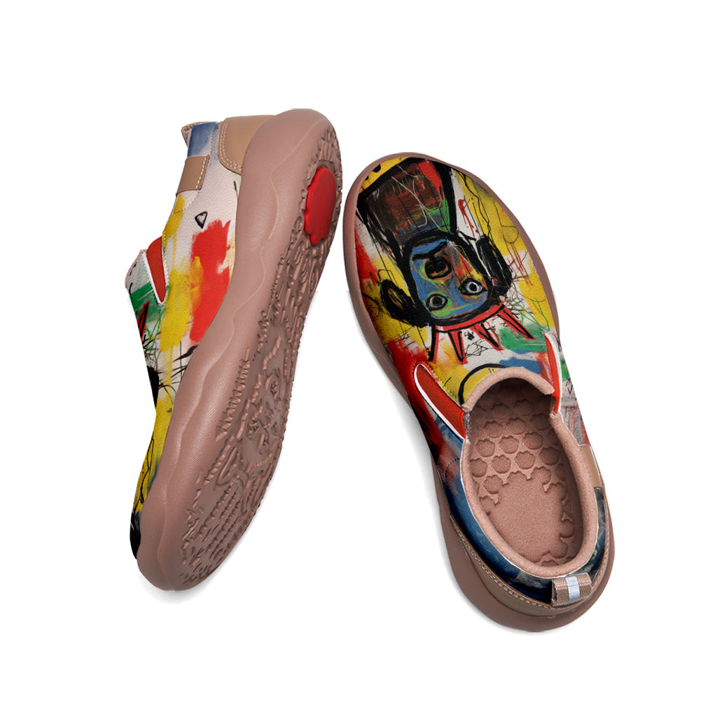 Graffiti Basquiat Labrador Slip On