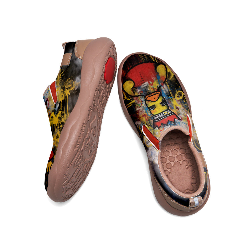 Graffiti Basquiat Duck Slip On