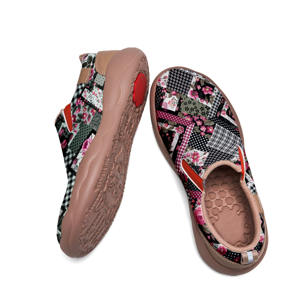 Floral Patchwork Slip On