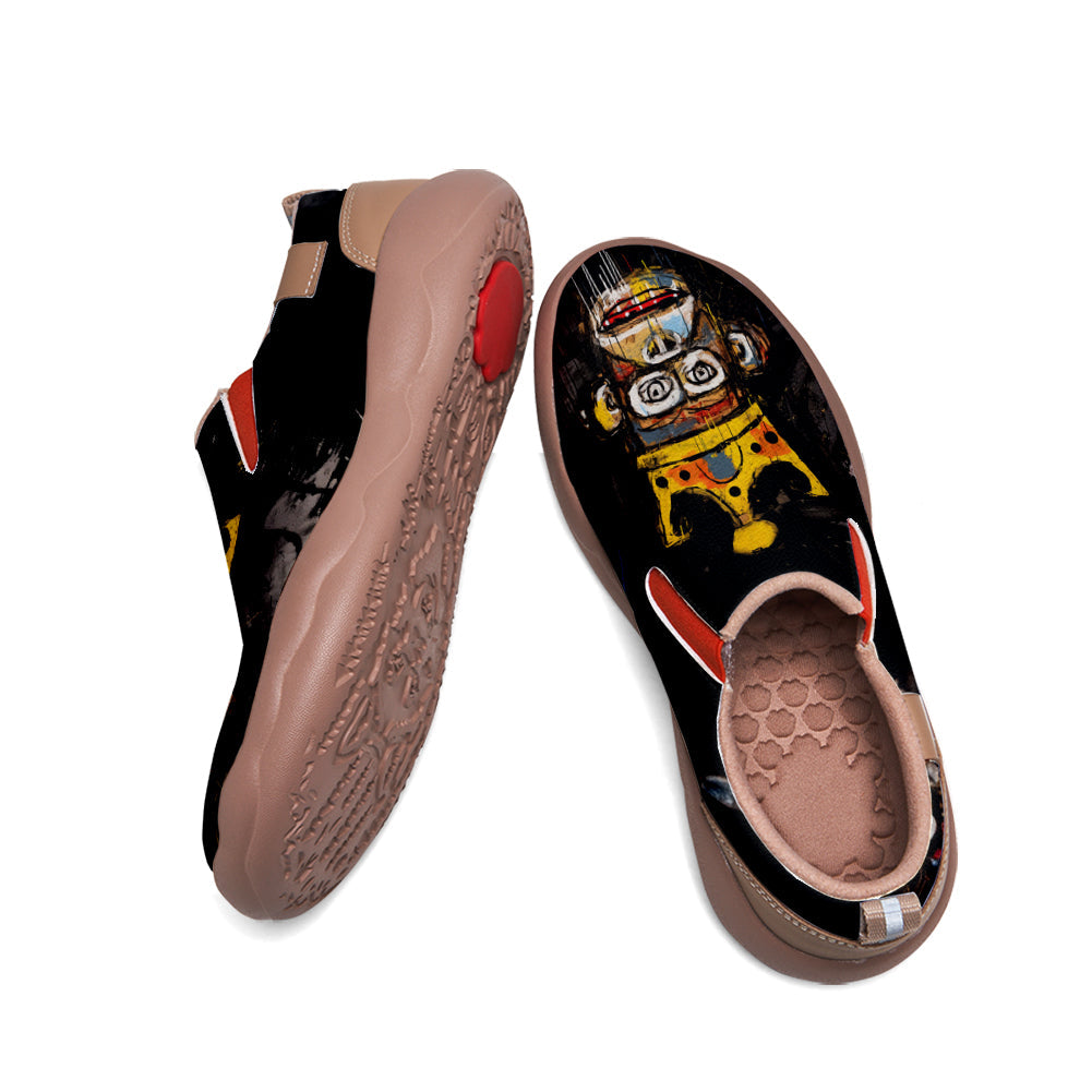 Graffiti Basquiat Monkey Slip On