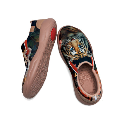 Floral Tiger Slip On