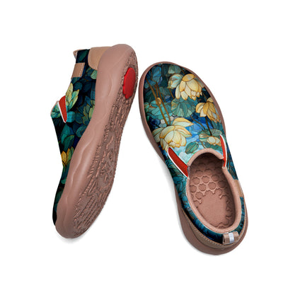 Green Lotus Slip On