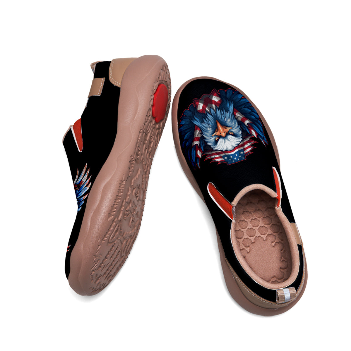 Eagle American Flag Slip On