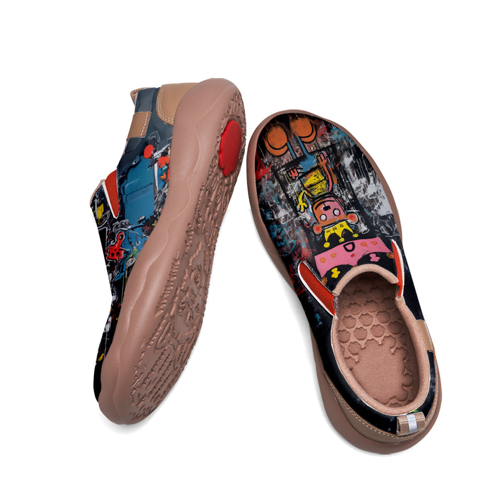 Graffiti Basquiat Slip On