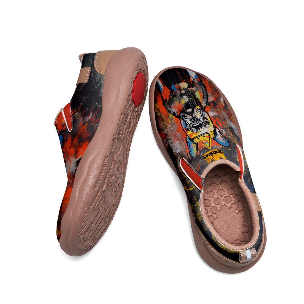 Graffiti Basquiat French Bulldog Slip On