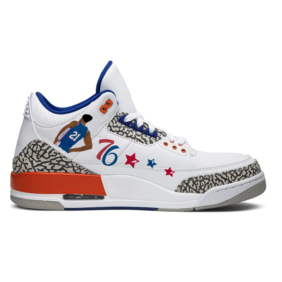 Philadelphia Basketball Retro Leather Sneaker