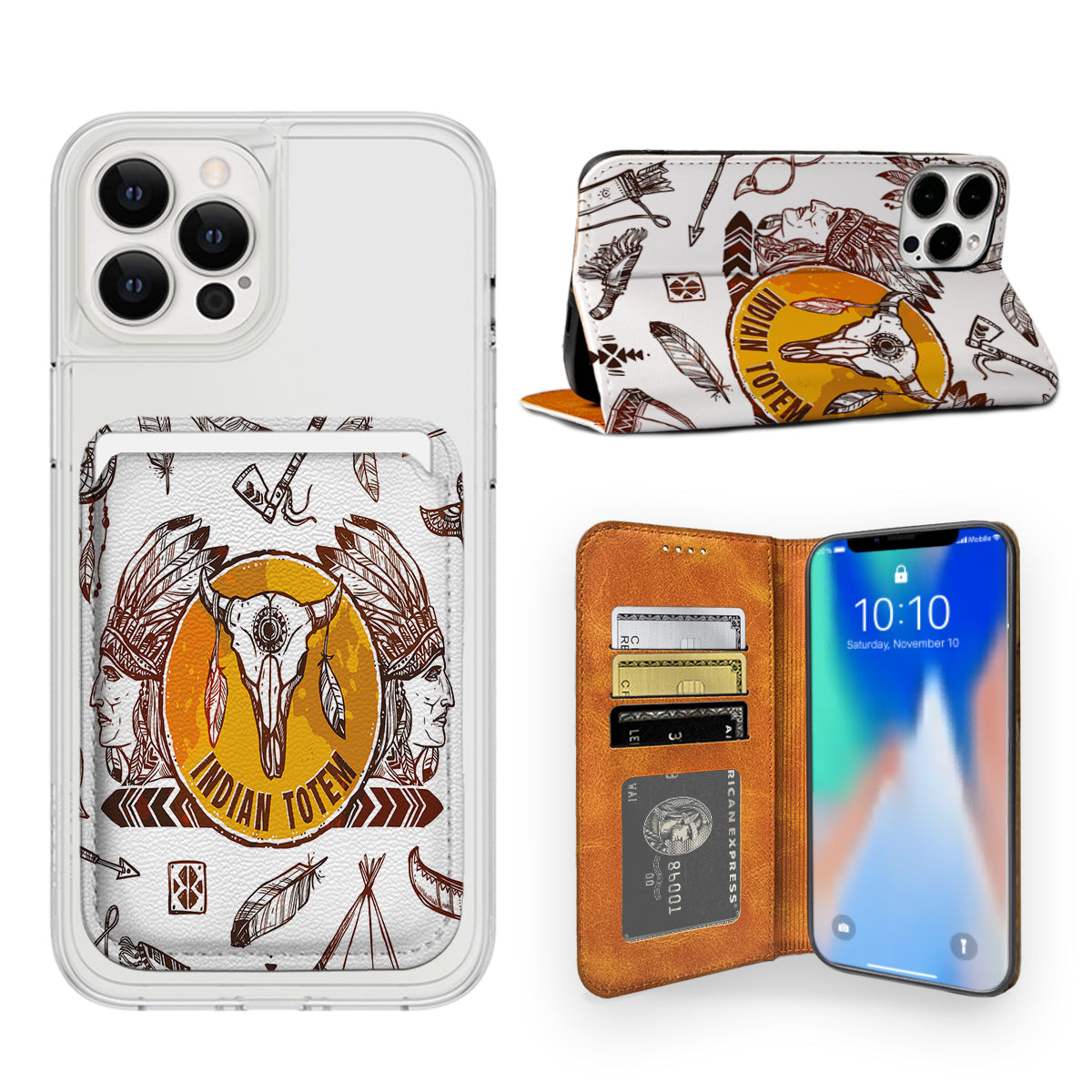 Indian Chief iPhone Leather Case