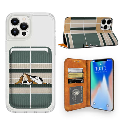 Basset Hound iPhone Leather Case