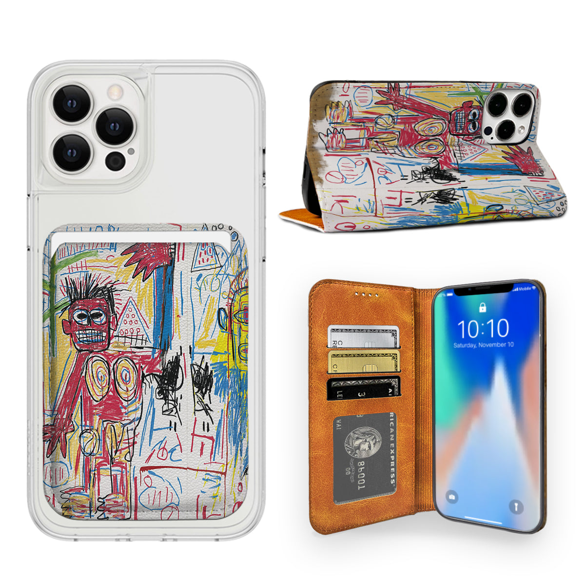 Basquiat iPhone Leather Case