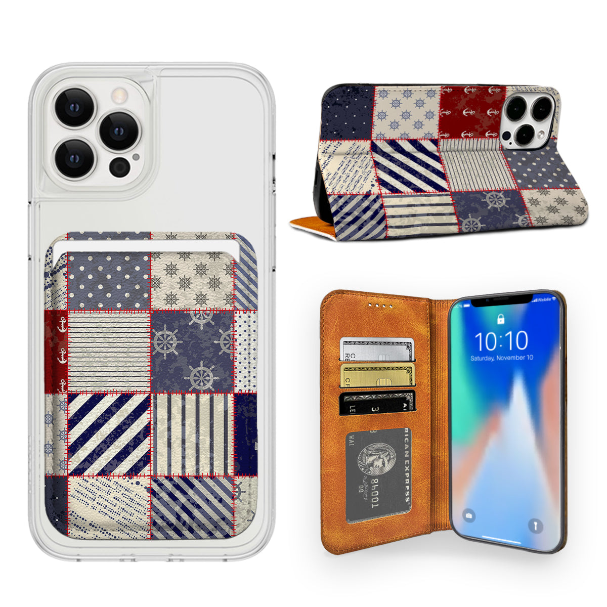 Nautical iPhone Leather Case