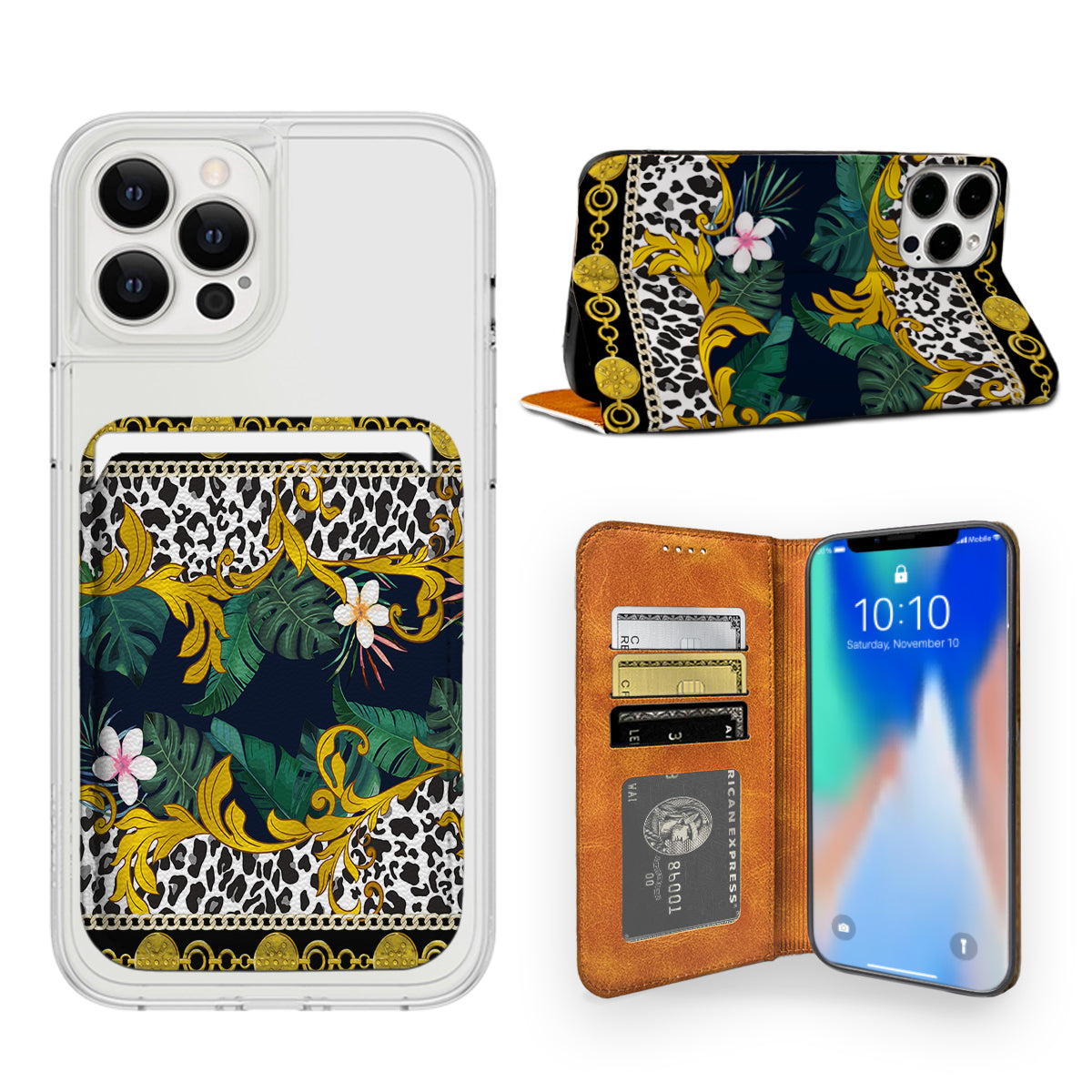 Leopard Print iPhone Leather Case