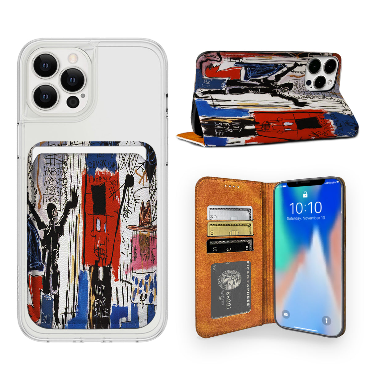 Basquiat iPhone Leather Case