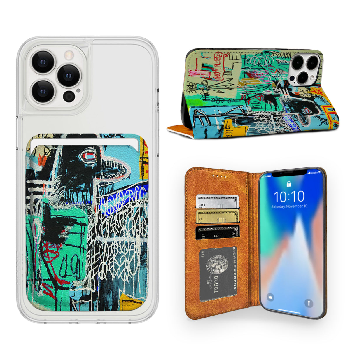 Basquiat iPhone Leather Case