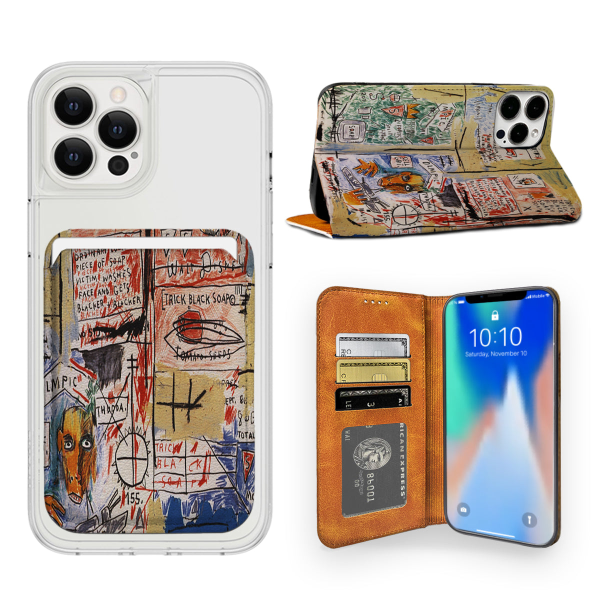 Basquiat iPhone Leather Case