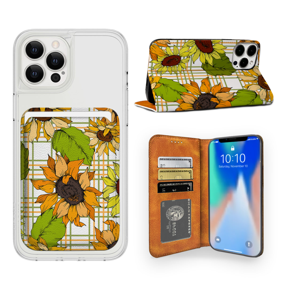 Sunflower iPhone Leather Case