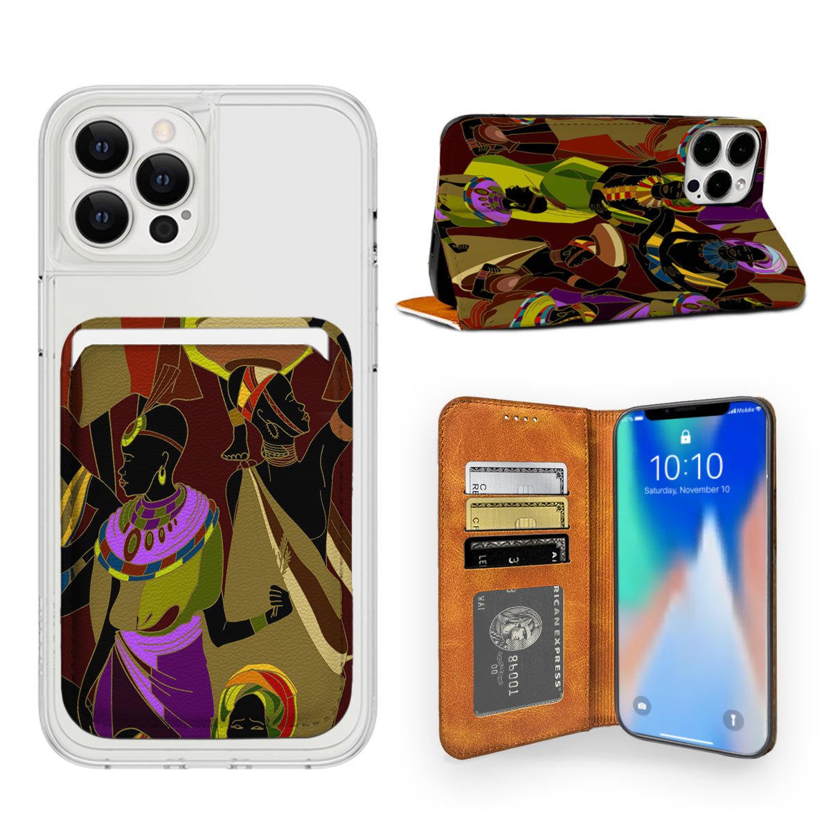 African Tribe iPhone Leather Case