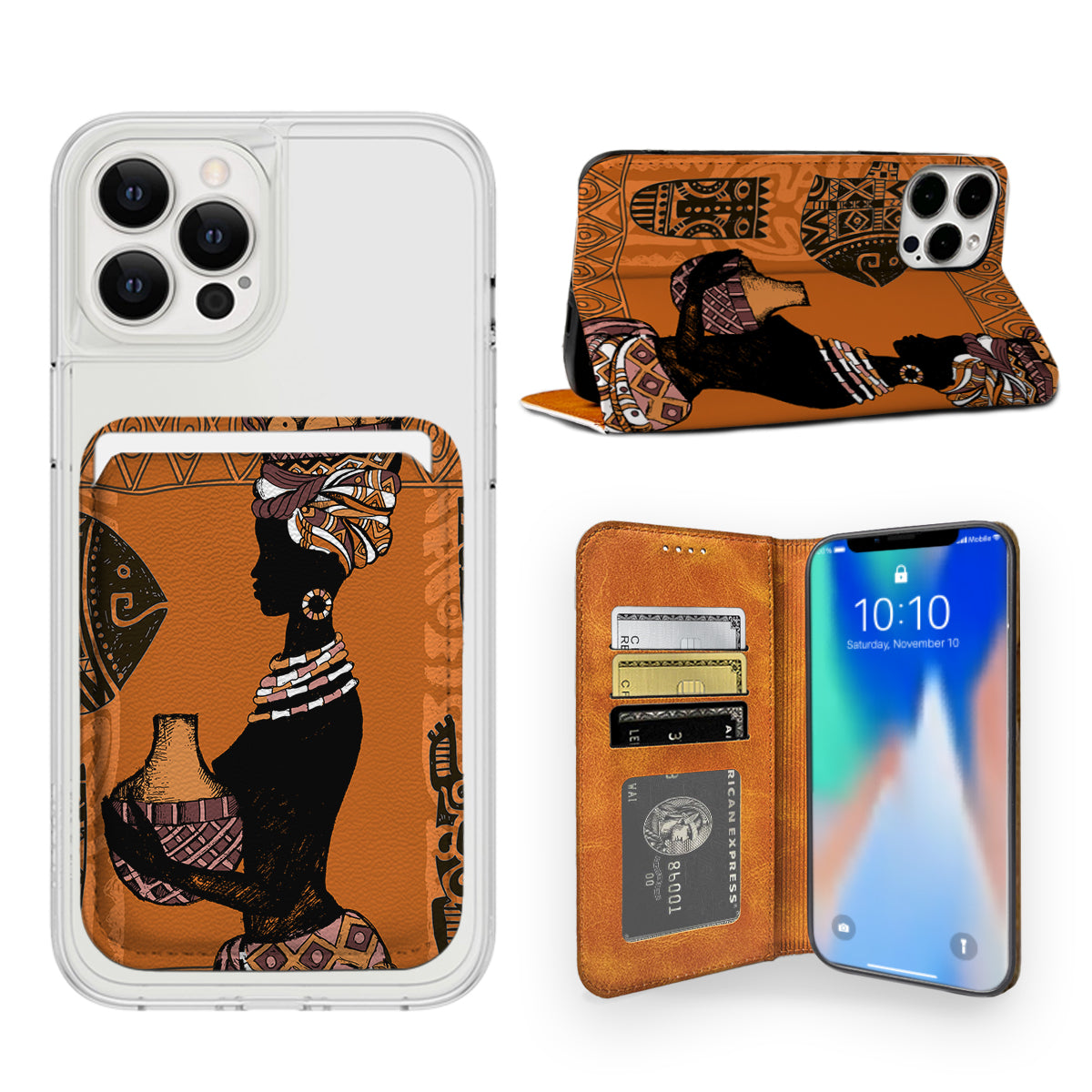 African Women iPhone Leather Case