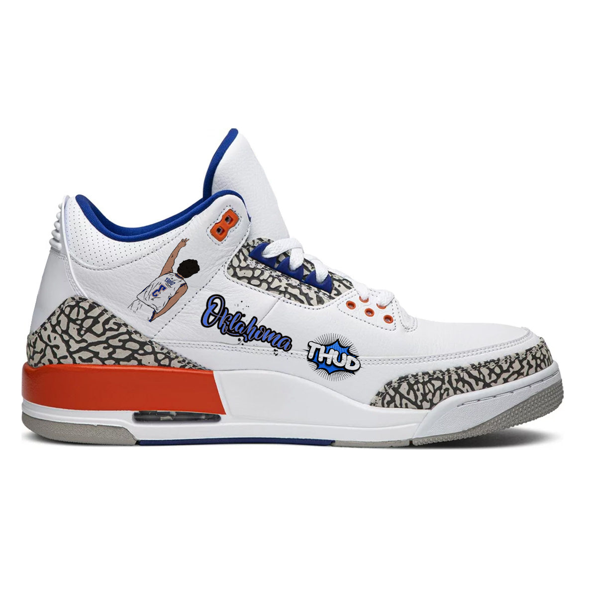 Oklahoma City Basketball Retro Leather Sneaker