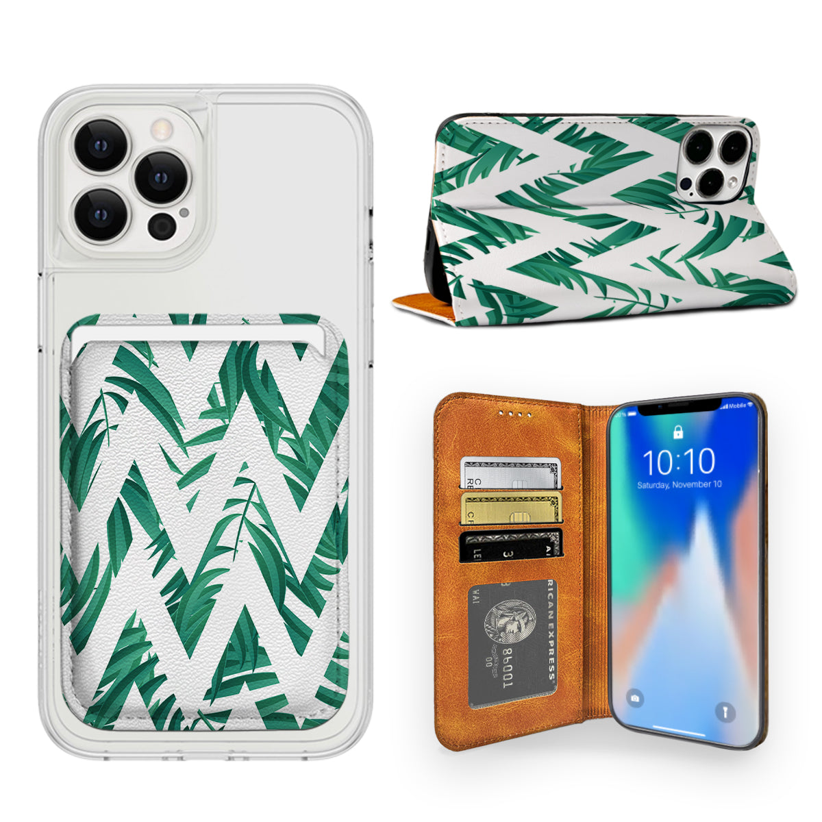 Palm Leaf iPhone Leather Case