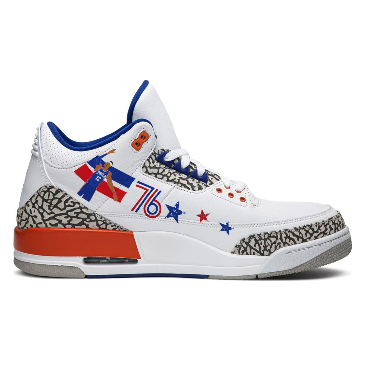 Philadelphia Basketball Retro Leather Sneaker