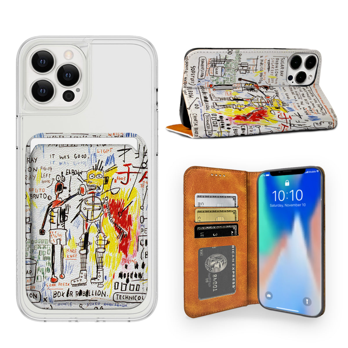 Basquiat iPhone Leather Case