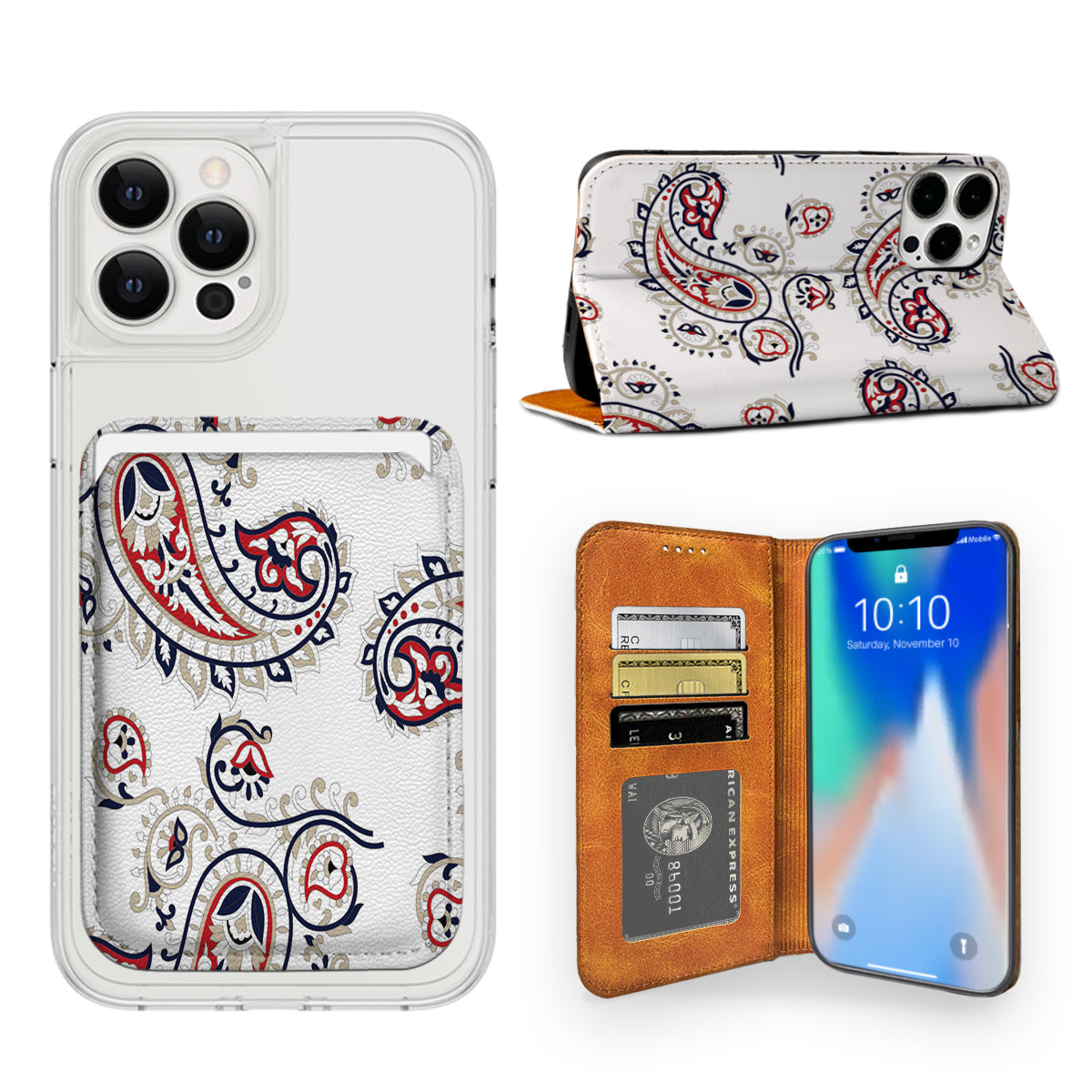 Paisley iPhone Leather Case